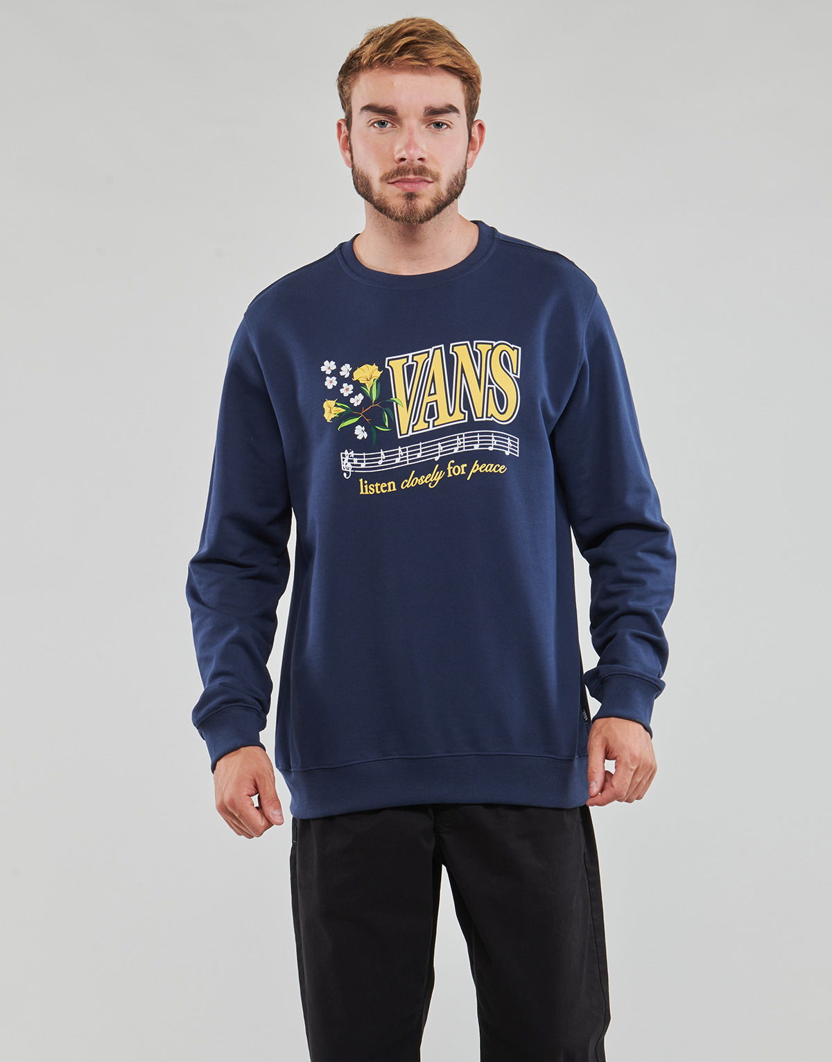 Пуловер Vans Noted Crewneck Тъмно синьо | VN0008H1LKZ, 1