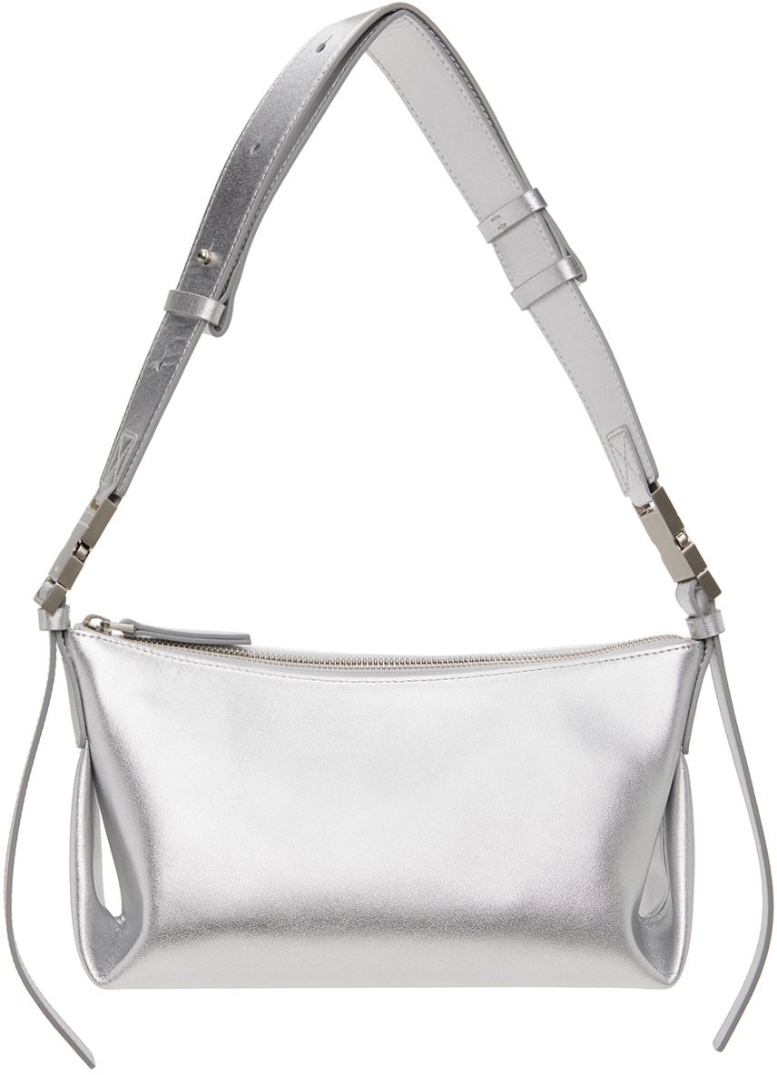 Чанта през рамо OSOI Metallic Leather Shoulder Bag Металик | 24SB030-092-05, 0