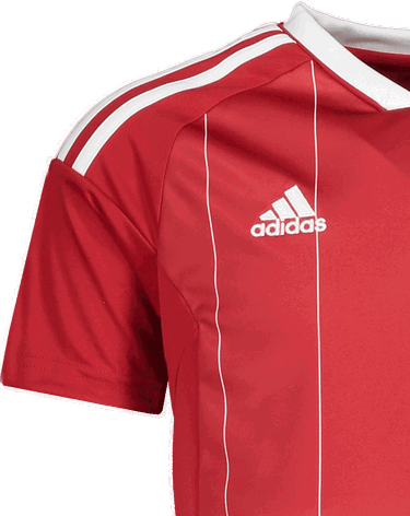 Фланелка adidas Originals milic22 Custom Pinstripe V-Neck Jersey Червено | hb5394rot, 2