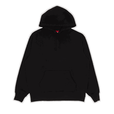 Суитчър Supreme Satin Applique Hooded Sweatshirt Черно | FW22SW34 BLACK, 0