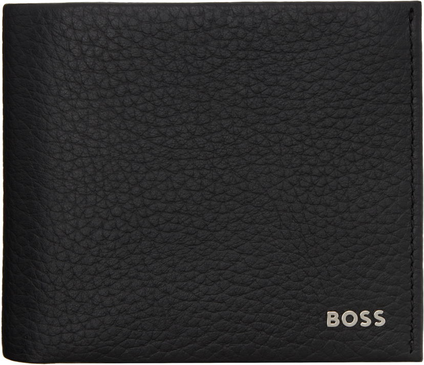 Портфейл BOSS Bifold Leather Wallet Черно | 50529513