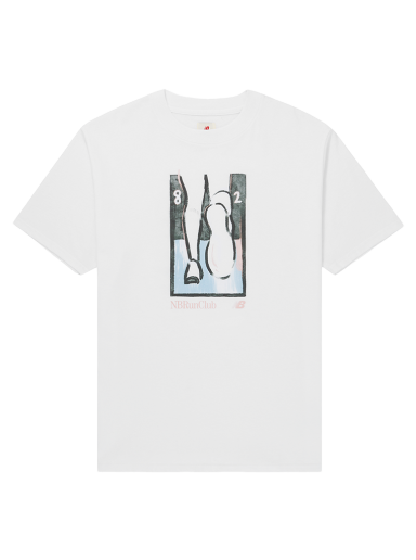 Тениска New Balance Tee Бяло | MT31546WT