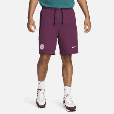 Къси панталони Nike Paris Saint-Germain Sportswear Tech Fleece - Červen Бургунди | FN8481-610, 1