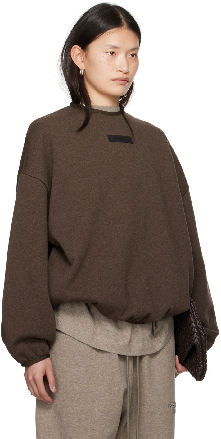 Суитчър Fear of God Core Collection Crewneck Heather Wood Кафяво | 192SU244682F, 1