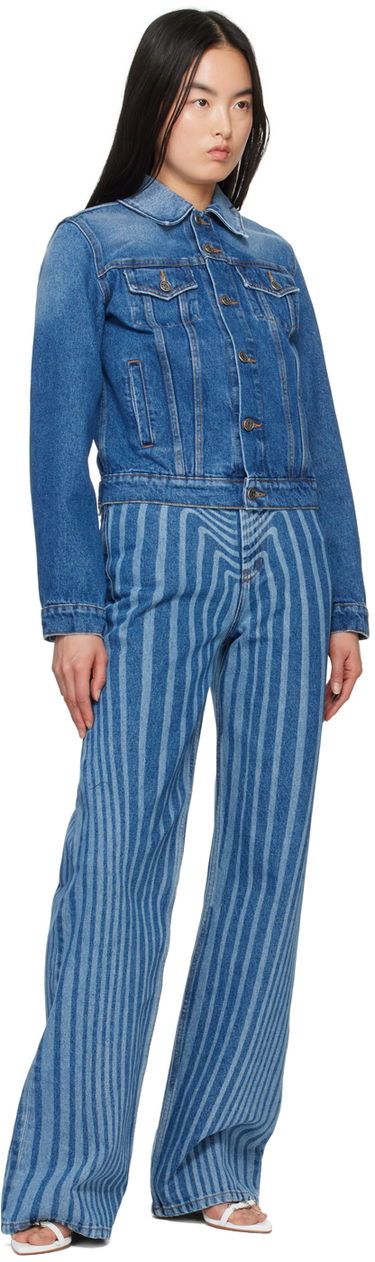 Яке Jean Paul Gaultier Gaultier Printed Denim Jacket Синьо | 24/25-U-VE040I-D013-5701, 3