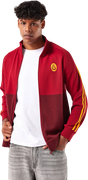Galatasaray Istanbul Full-Zip Colorblock Track Jacket with Striped Sleeves