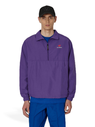 MADE in USA Quarter Zip Jacket Prism Purple