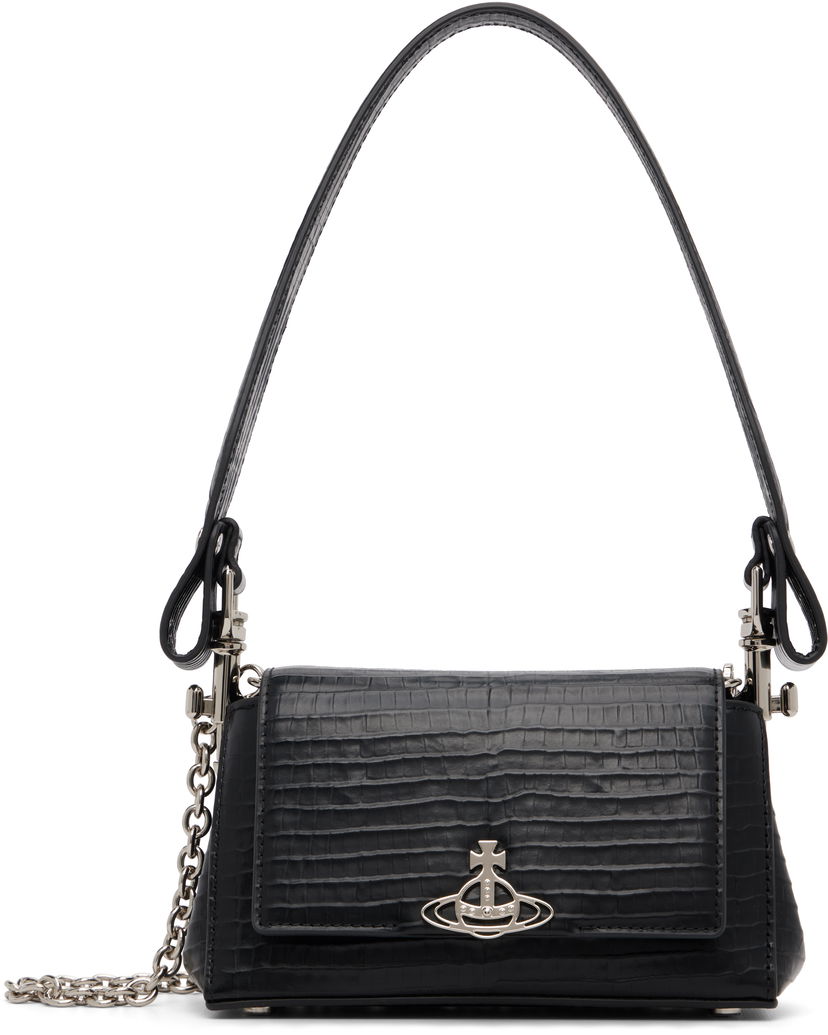 Чанта през рамо Vivienne Westwood Vivienne Westwood Small Hazel Shoulder Bag Черно | 46030001W-L00C0-