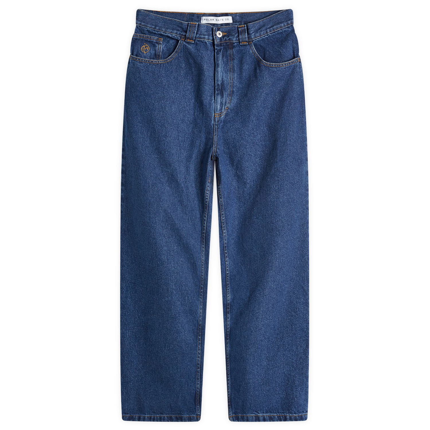 Дънки Polar Skate Co. Polar Skate Co. Big Boy Jeans, Size Small Синьо | PSC-CO-24-DBLU, 1