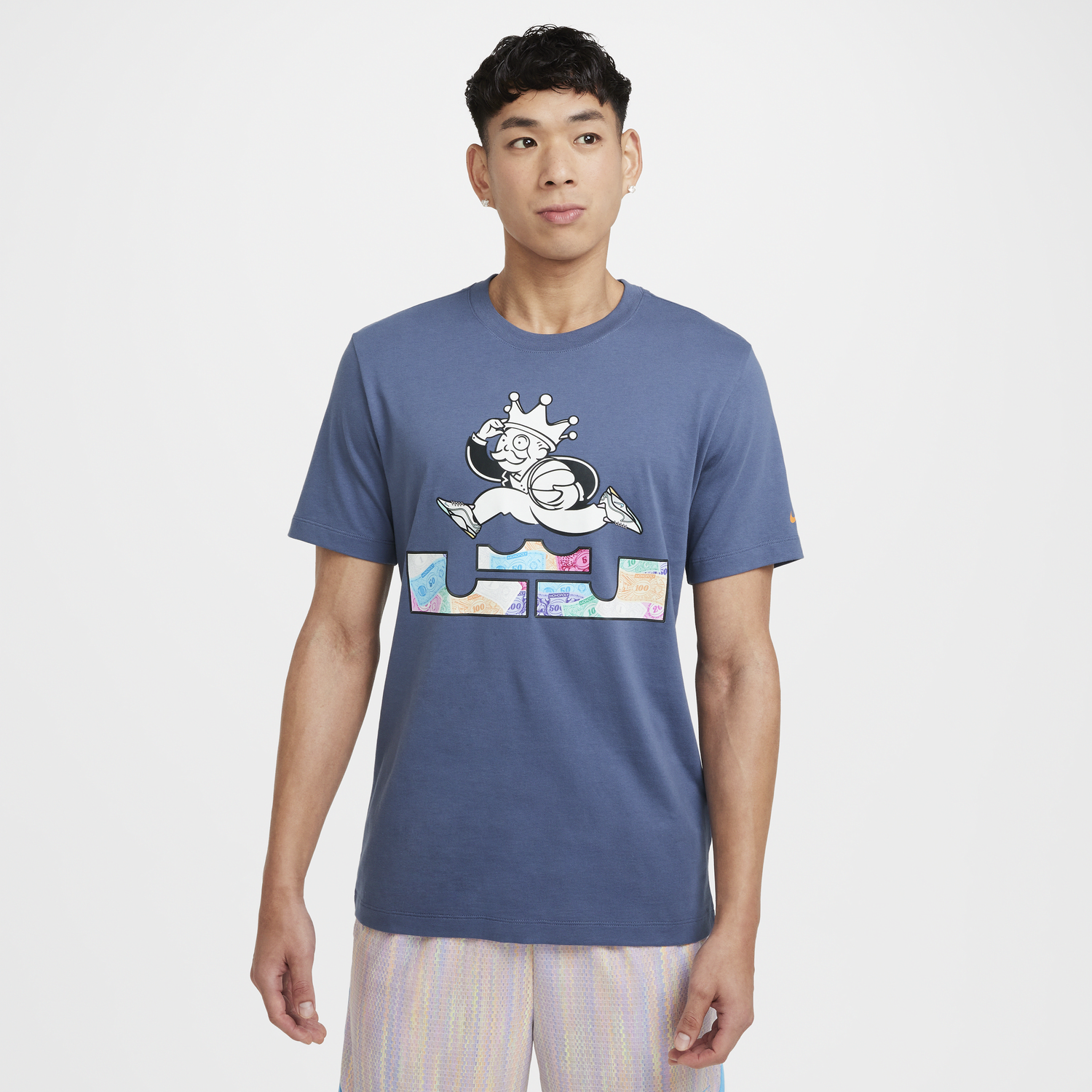 Тениска Nike LeBron Basketball T-Shirt Синьо | HF6189-491, 0