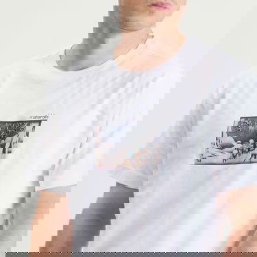 Тениска Maharishi Maharishi Travellers In Snow Graphic Tee, Size Large Бяло | 2213-WHT, 5