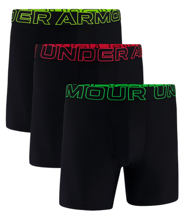 Боксерки Under Armour Performance Tech Mesh 6-Inch 3-Pack Boxer Briefs Черно | 1383884-005, 0