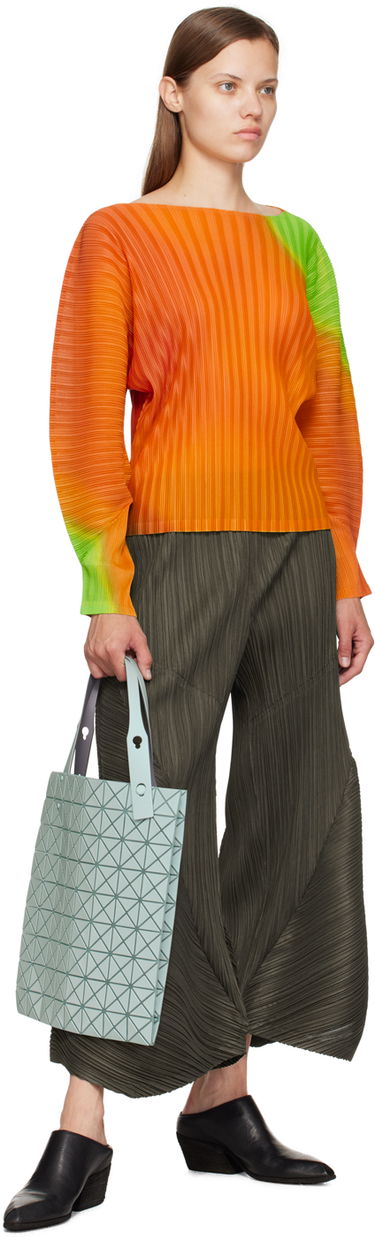 Голяма пазарска чанта BAO BAO ISSEY MIYAKE Geometric Pattern Tote Bag Зелено | BB48AG512, 3