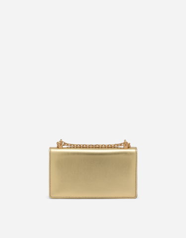 Дамска чанта Dolce & Gabbana Dolce & Gabbana DG Girls Nappa Leather Phone Bag Металик | BI1416AW12189869, 3