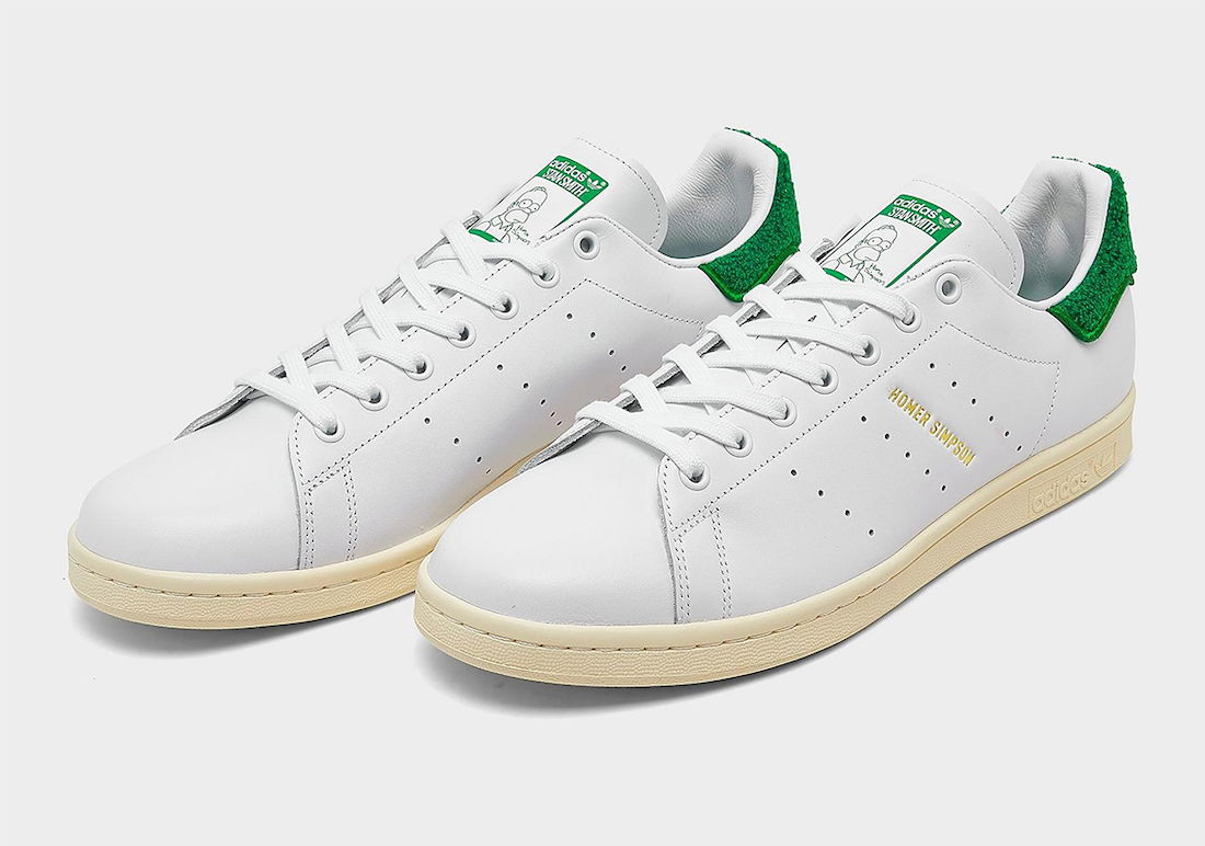 Кецове и обувки adidas Originals Stan Smith "Homer Simpson" Бяло | IE7564, 1