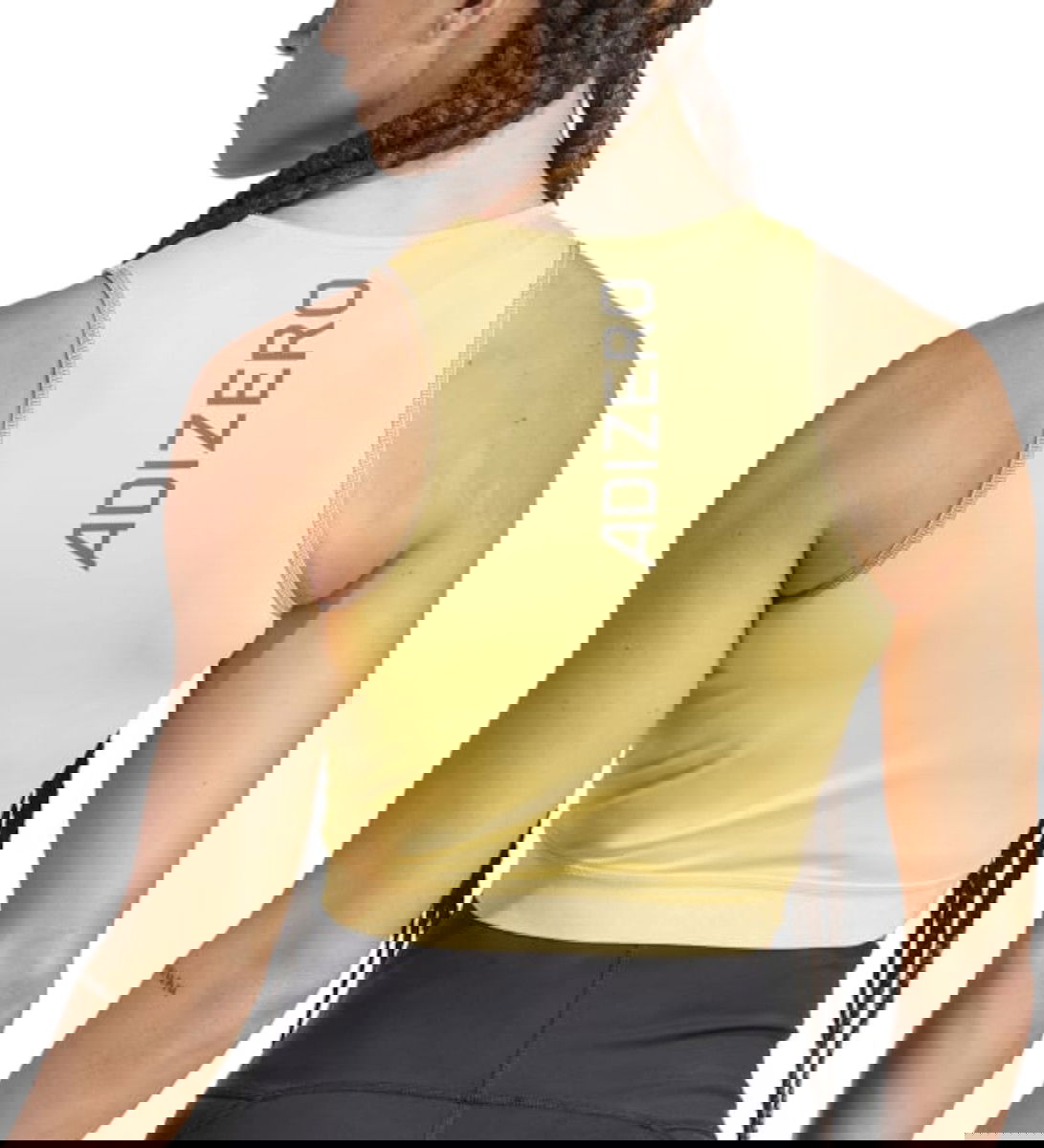 Потник adidas Originals adidas Adizero L CR TANK Жълто | in1171, 1