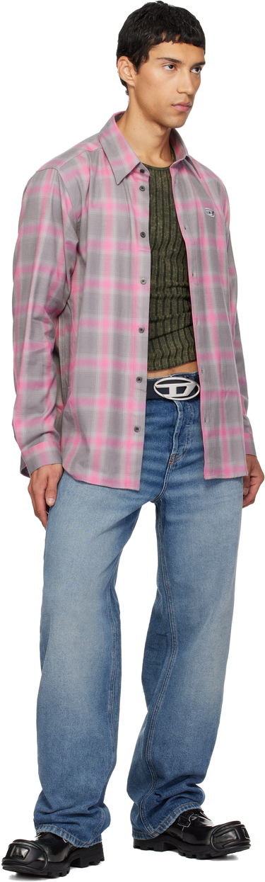 Кецове и обувки Diesel D-Hammer Bt D Lace-Up High-Top Boots with Shiny Finish and Rubber Toe Черно | Y03228-P8435-H1532, 4