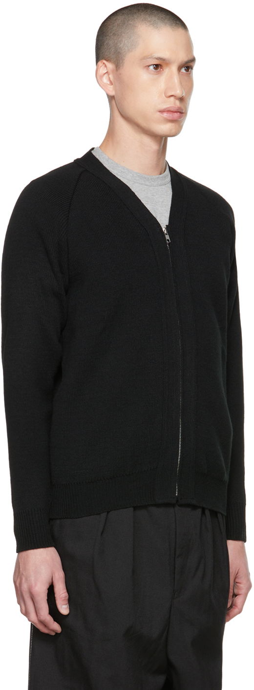 Пуловер Comme des Garçons Homme Deux Lochaven of Scotland Zip Cardigan Черно | DH-N504-051, 1
