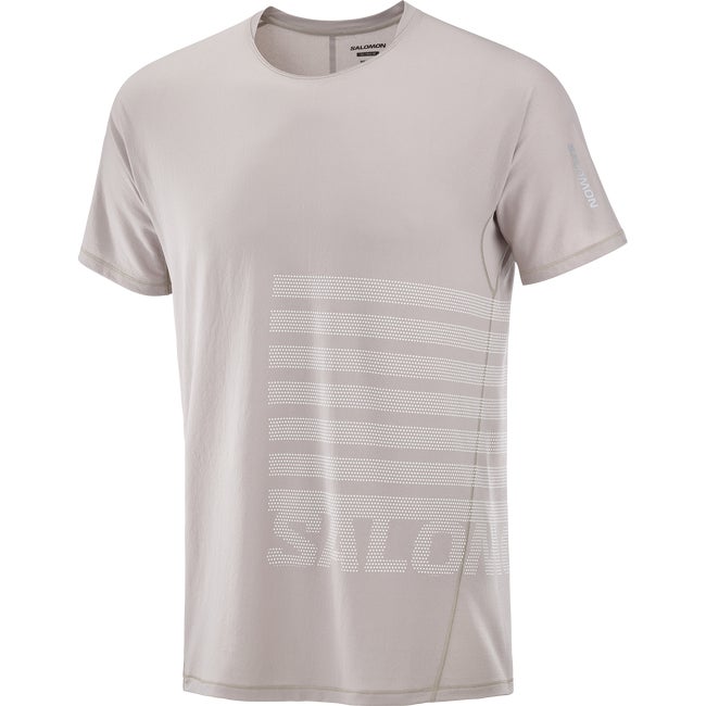 Тениска Salomon Aero Graphic T-Shirt Сиво | LC2694500, 1