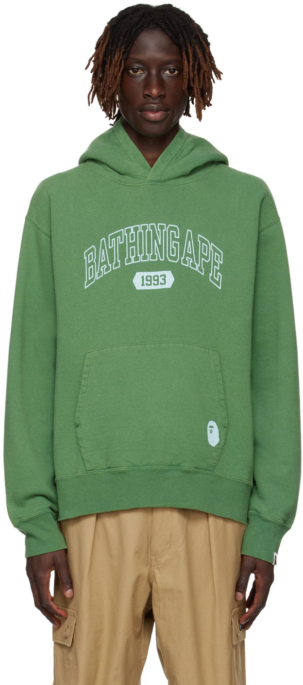 Суитчър BAPE Bathing Ape Hoodie Зелено | 001PPJ301010M, 0