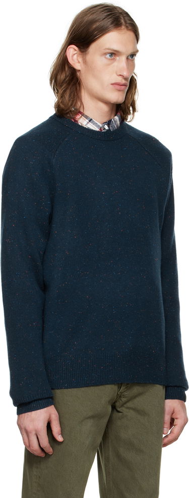 Пуловер rag & bone Harlow Crewneck Sweater Синьо | MBS22F030CC30, 1