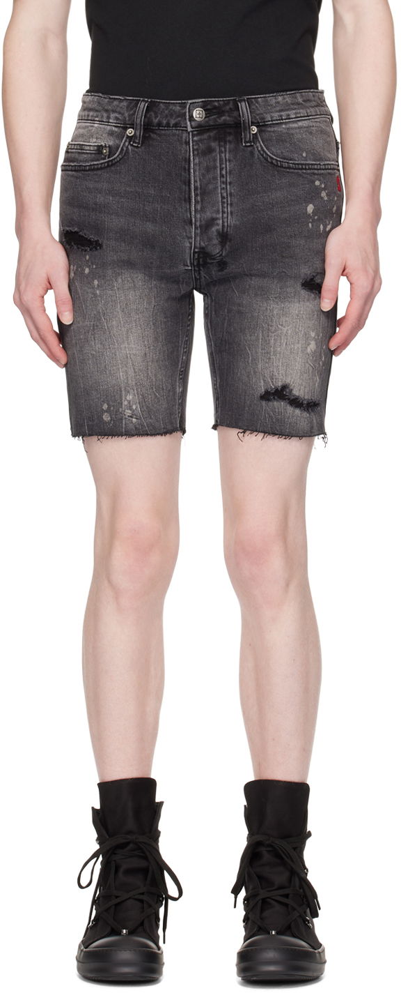 Къси панталони Ksubi Ksubi Chopper Denim Shorts Черно | MSP24WA009, 0