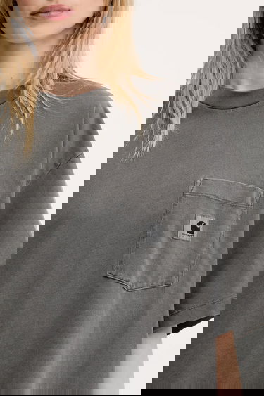 Тениска Carhartt WIP Nelson Grand Relaxed Fit Pocket T-Shirt Сиво | I034621.87GD, 3