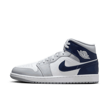 Кецове и обувки Jordan Air Jordan 1 Mid "Wolf Grey & Midnight Navy" Сиво | DQ8426-104, 0