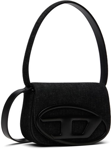 Чанта през рамо Diesel 1DR Denim Shoulder Bag with Logo Черно | X08396-P6901-T8013, 1