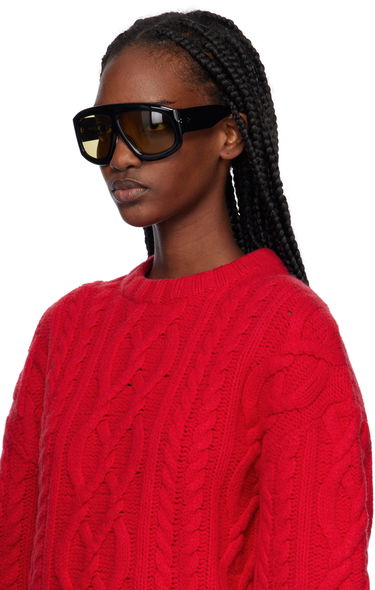 Слънчеви очила Port Tanger Mari Black Square Sunglasses Черно | PT-4903, 3
