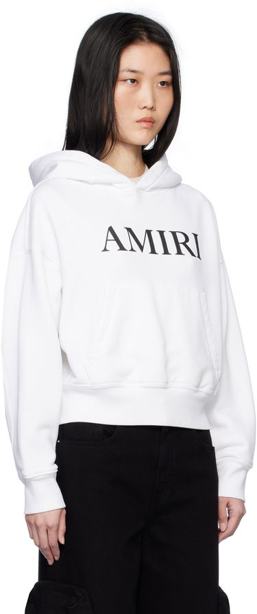 Суитчър AMIRI Core Logo Black Hoodie Черно | AWJYHD1019, 4
