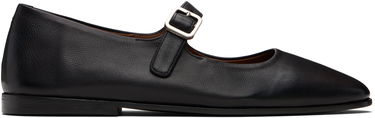 Кецове и обувки Marsèll Marsell Scivolo Leather Ballerina Flats Черно | MW8376 P010, 0