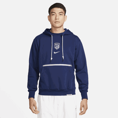 Суитчър Nike Dri-FIT Atlético Madrid Standard Issue s kapucí - Modrá Тъмно синьо | DV4926-492, 0