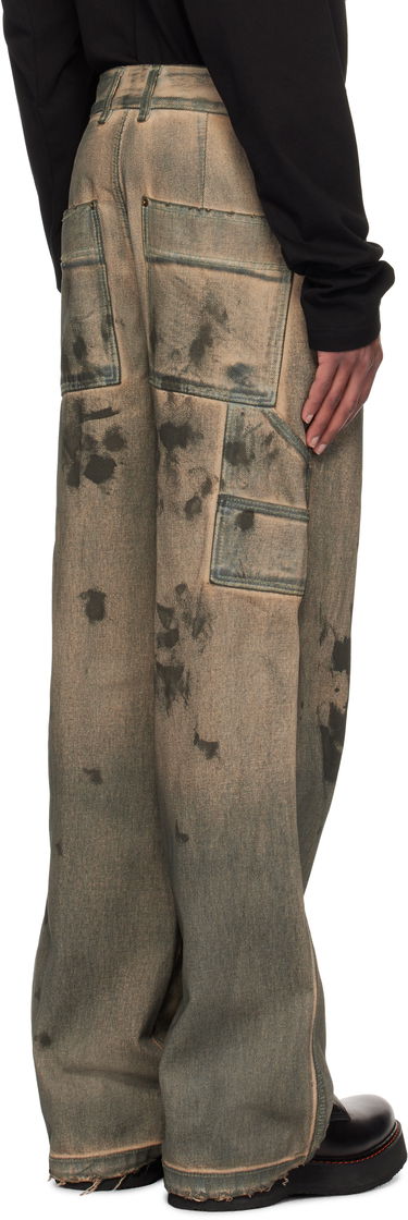 Дънки We11done We11done Carpenter Jeans Зелено | WD-DP3-24-338-M-BG, 2