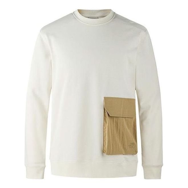 Пуловер The North Face Hybrid Pocket Crew Sweatshirt Бяло | NF0A87UT-QLI, 0