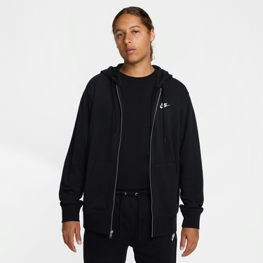 Суитчър Nike Nike Club Full-Zip Hoodie Черно | FN3884-010, 0
