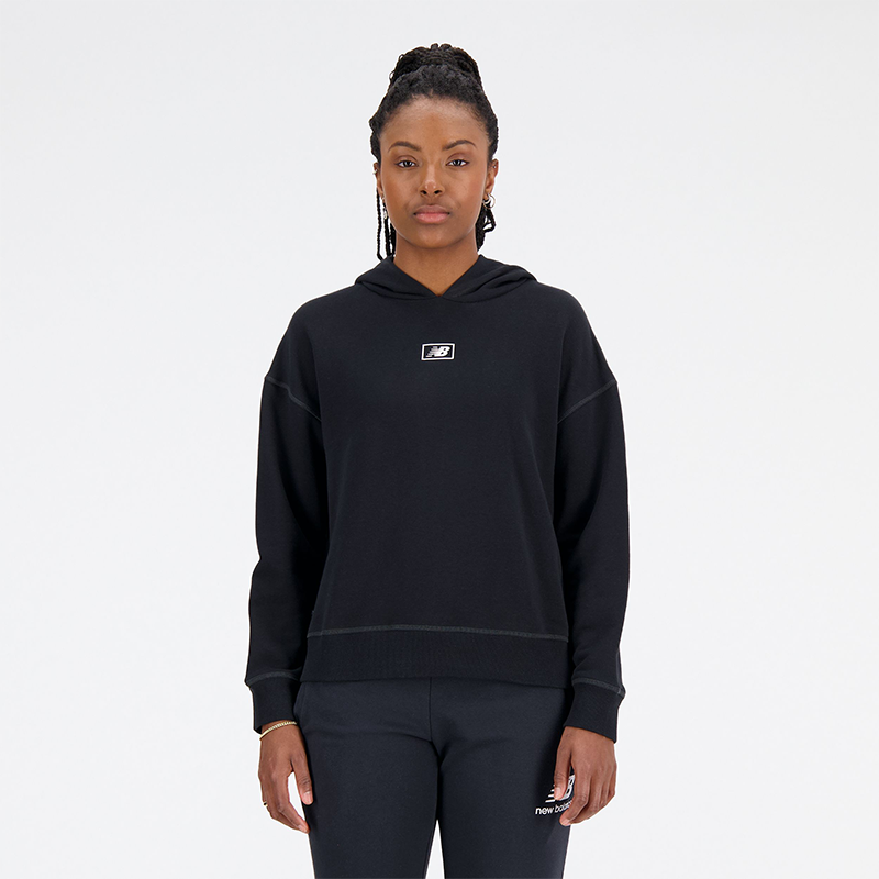 Суитчър New Balance ESSENTIALS FRENCH TERRY HOODIE Черно | WT33512BK, 0