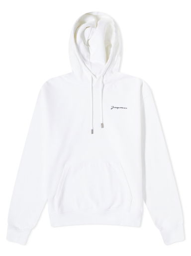 Суитчър Jacquemus Embroidered Logo Hoody White Бяло | 22H226JS310-2120-100