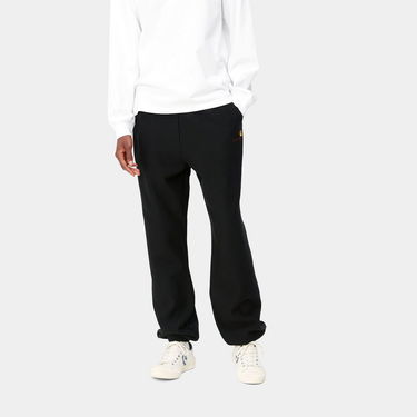 Спортни панталони Carhartt WIP American Script Sweat Pant Черно | I032328_89_XX, 2