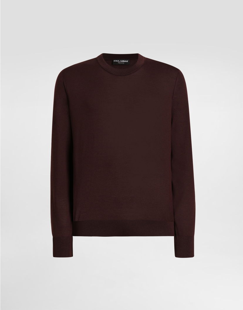 Пуловер Dolce & Gabbana Dolce & Gabbana Cashmere Pullover Бургунди | GXX02TJBW05R2723