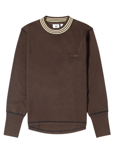 Пуловер adidas Originals Wales Bonner x Knit Top Кафяво | IN5953