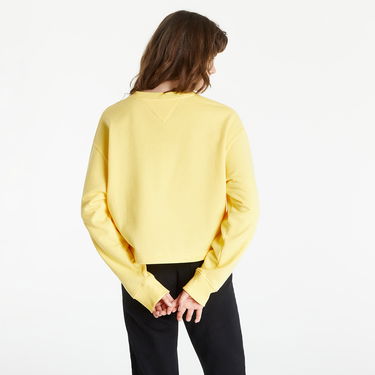 Суитчър Tommy Hilfiger Crop Tommy Signature Crew Жълто | DW0DW12041 ZGF, 1
