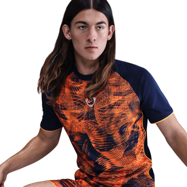 Тениска Nike Dri-FIT Academy+ All Over Print Training T-Shirt Тъмно синьо | hv1824-494, 4