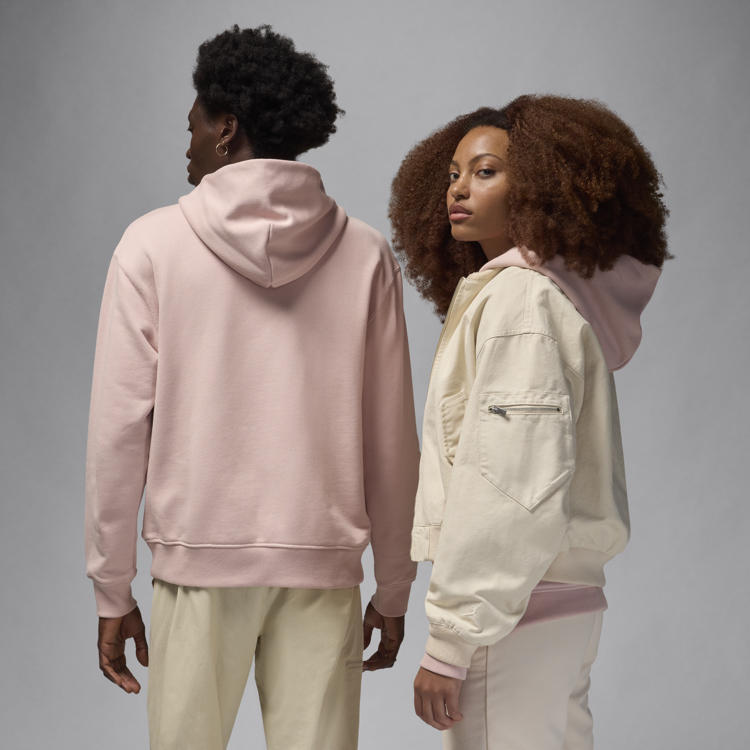 Суитчър Jordan Wordmark Fleece Hoodie Розово | FZ3952-601, 1