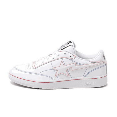 Кецове и обувки Reebok x BAPE Club C 85 Бяло | Q47367, 0