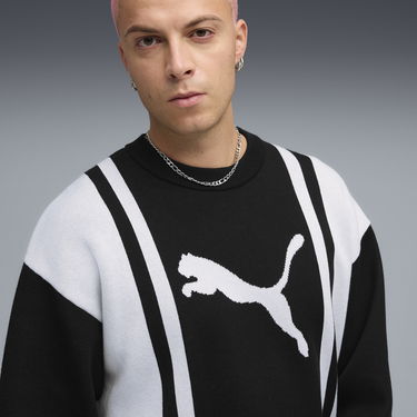 Пуловер Puma FUTURE.PUMA.ARCHIVE Relaxed Fit Knit Sweater Черно | 632294_01, 1