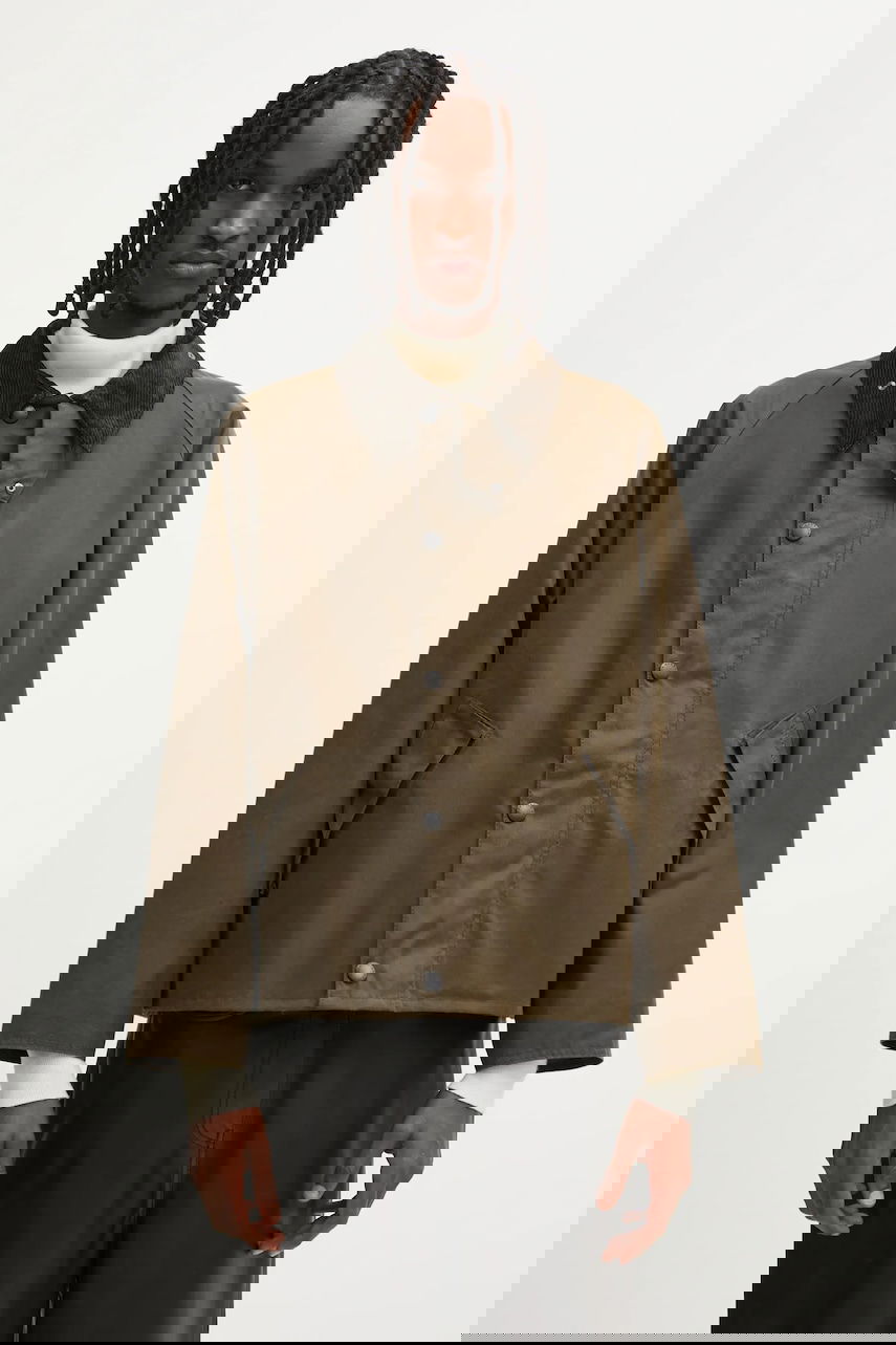 Яке Barbour Barbour OS Transport Wax Jacket Зелено | MWX1678SN91, 0