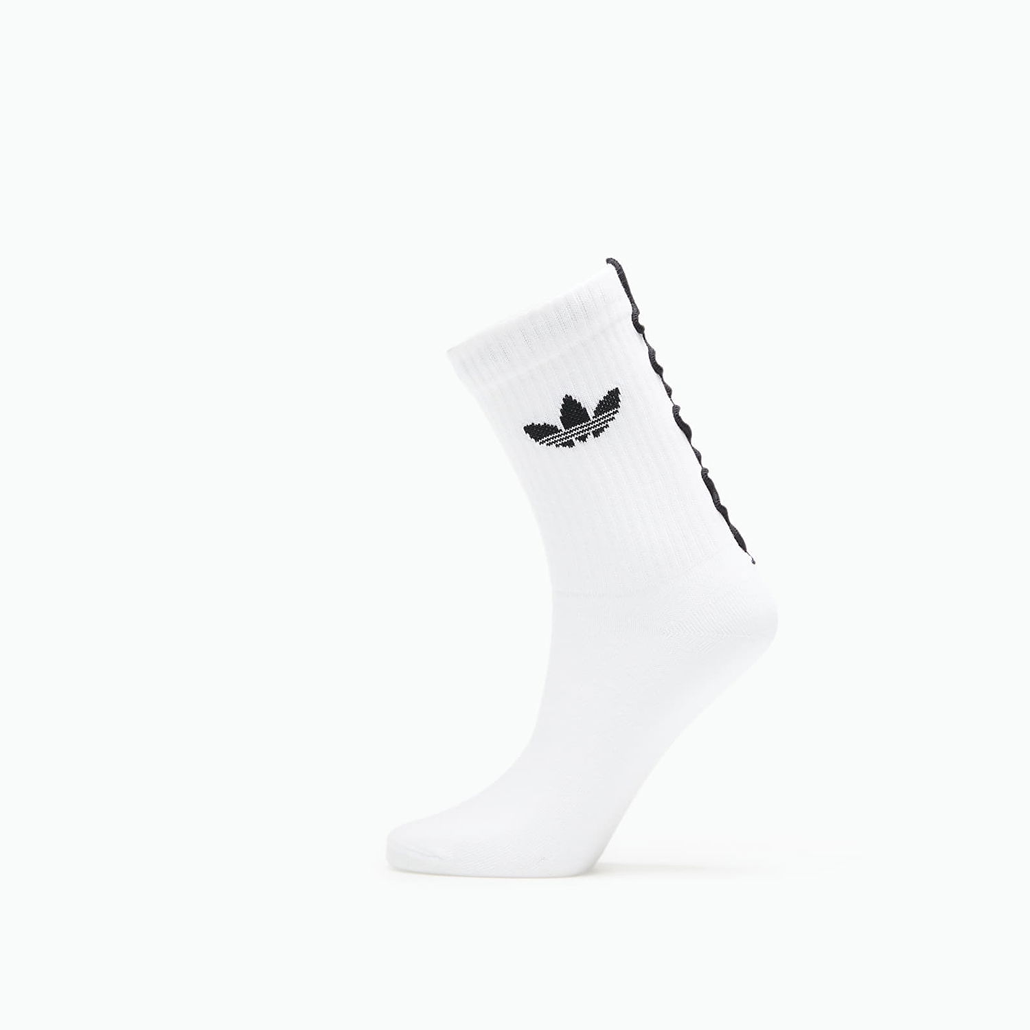 Чорапи adidas Performance Ribbed Crew Socks 2 Pairs Черно | JX5211, 1