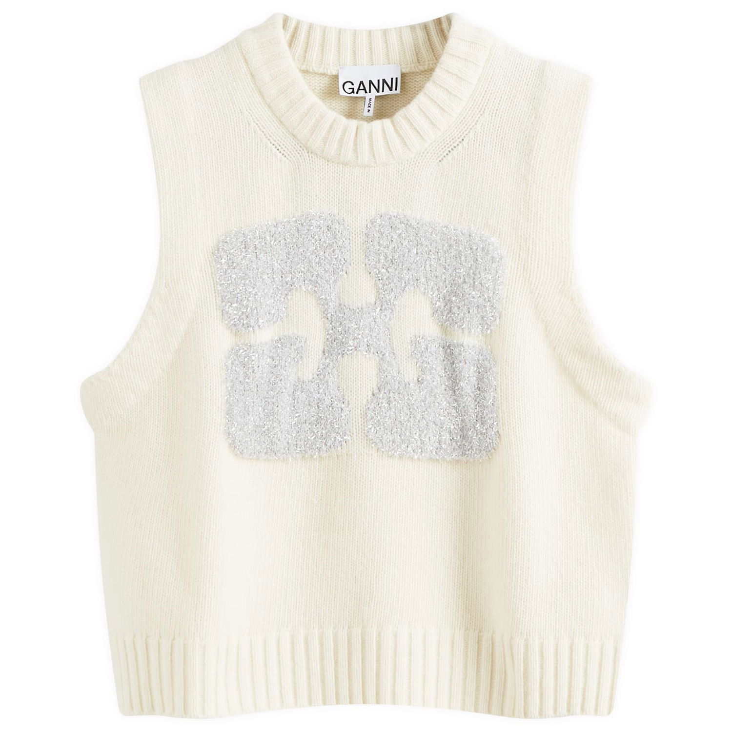 Жилетка GANNI Graphic Vest Бежово | K2252-135, 0