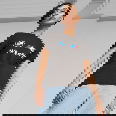 Тениска Puma BMW M Motorsport Essentials Logo T-Shirt Черно | 621376_01, 1